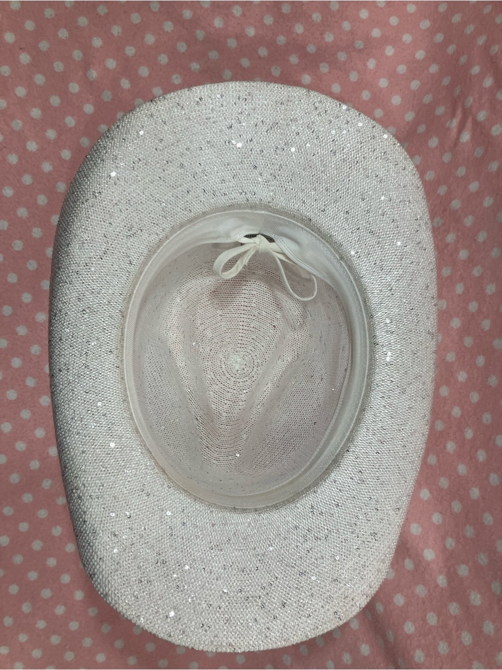 Stylish Women's White Straw Cowboy Hat - Picture 10 of 14